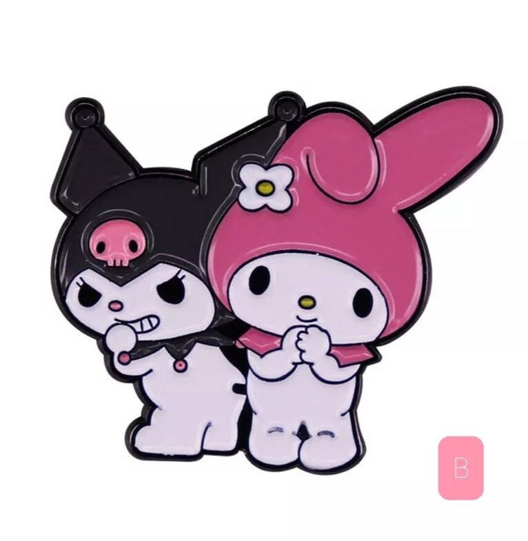 Kuromi My Melody Enamel Pins | Etsy UK