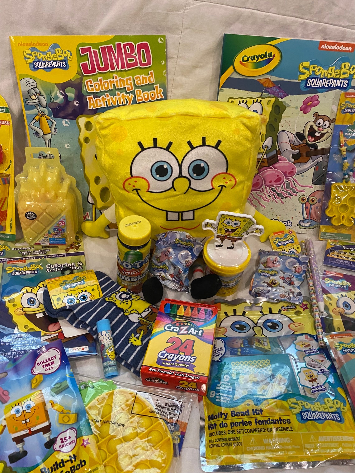 Spongebob Square Pants Gift Basket - Etsy