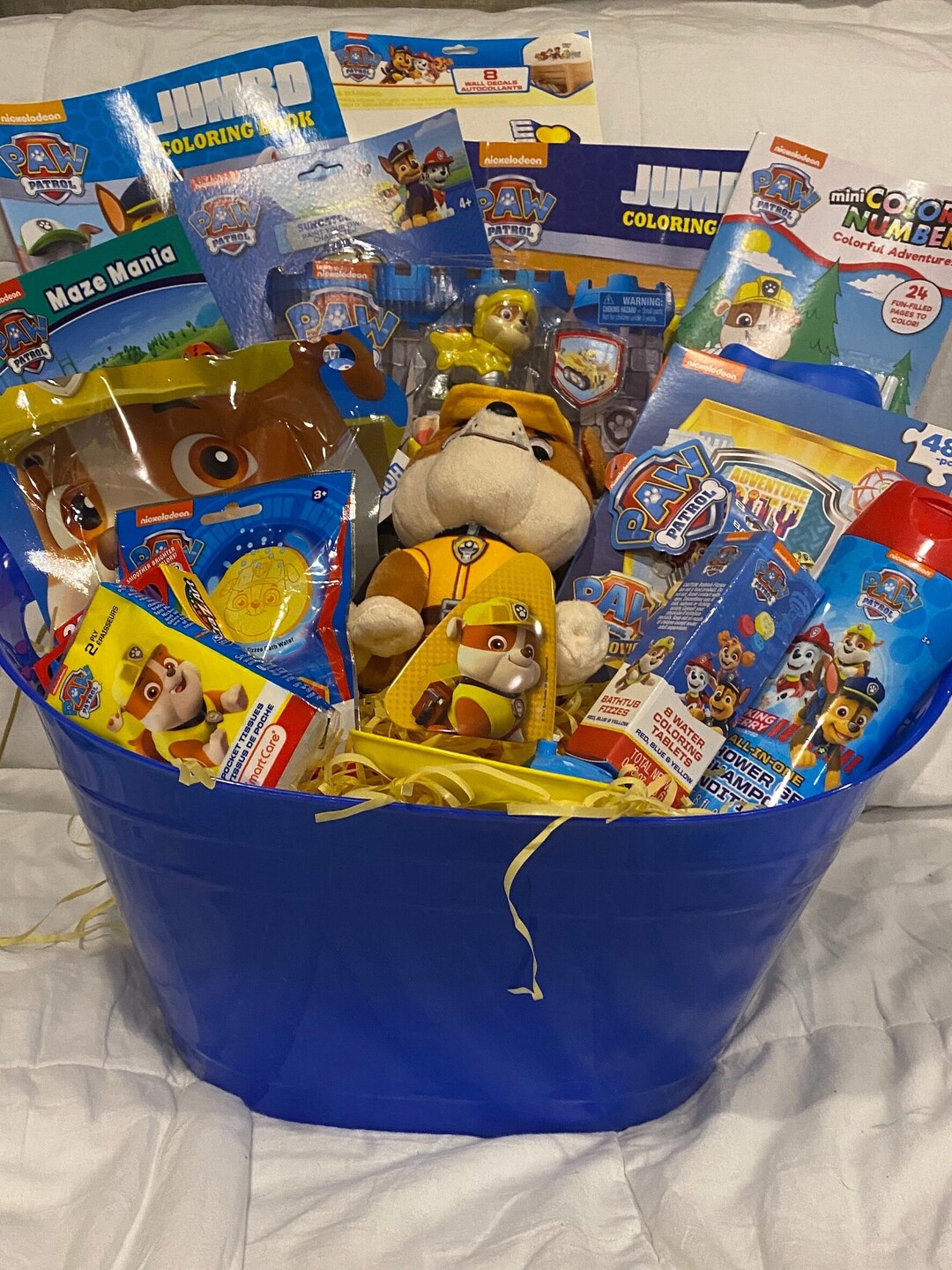 Nickelodeon Paw Patrol Rumble Gift Basket Etsy