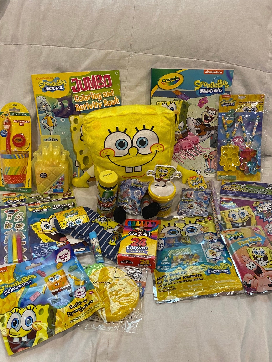 Spongebob Square Pants Gift Basket - Etsy