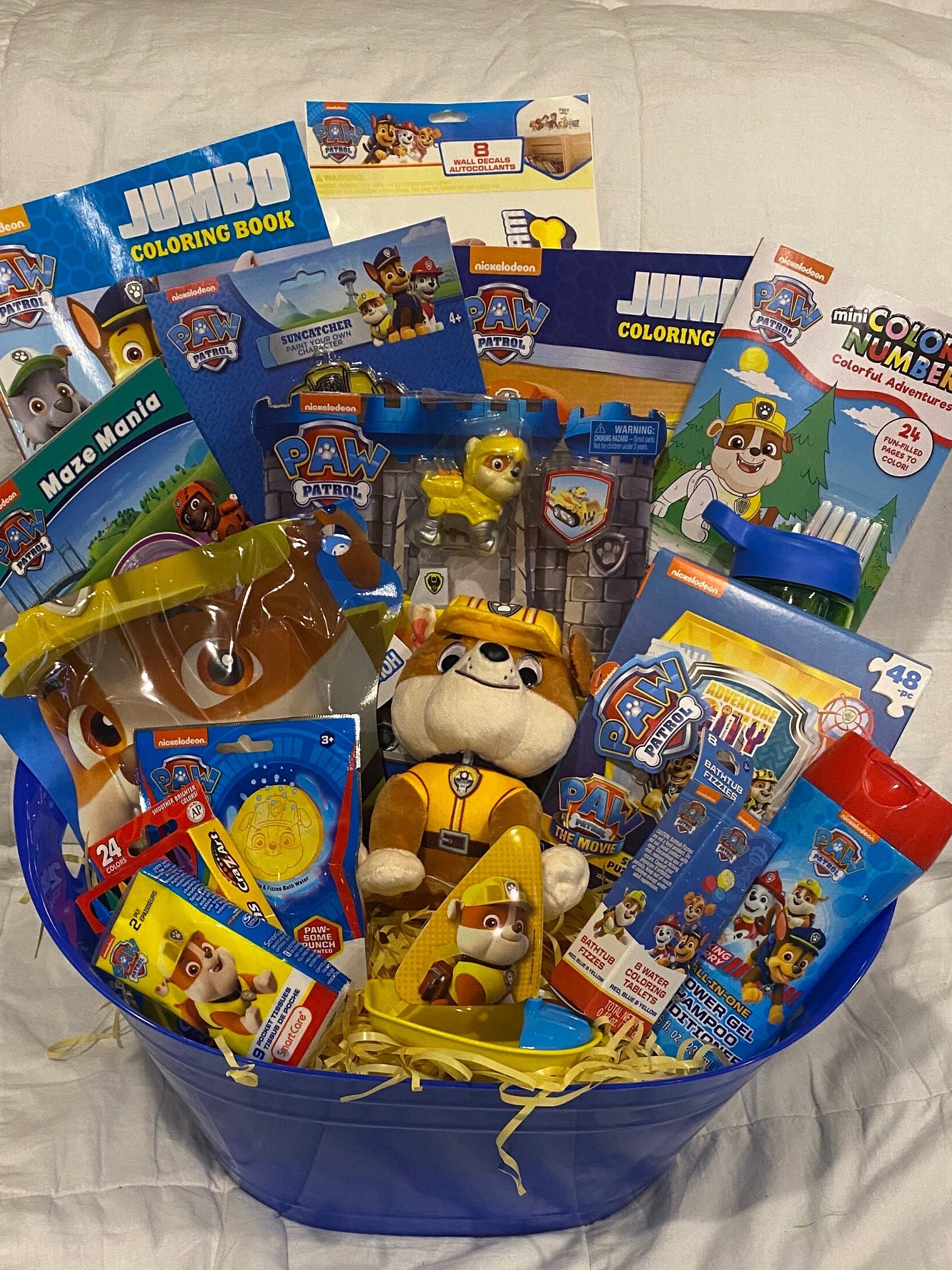 Nickelodeon Paw Patrol Rumble Gift Basket Etsy
