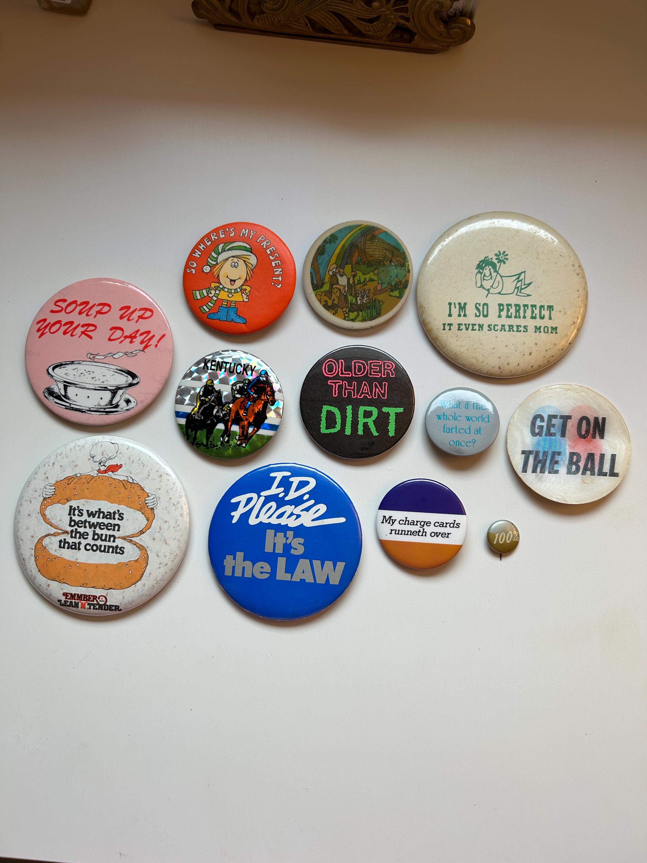 Vintage Funny Pins Lot of 12 - Etsy