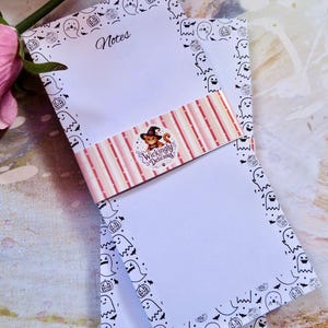 Ghost Notepad, DL 100gsm Paper with 50 Tear-Away Sheets and Magnet