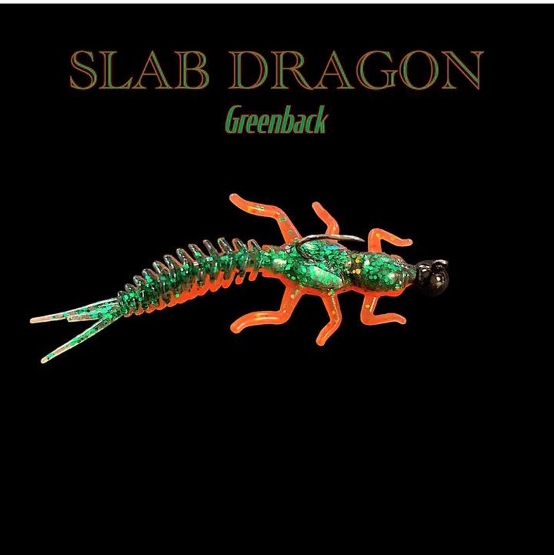 dragon fishing lures Tail STORMBORN Baits and Beautiful Colors that Will Attract More Fish Than EVER!!!!! Slab Dragon Soft Plastic Bait