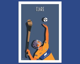 Clare Hurler - Hurling Poster