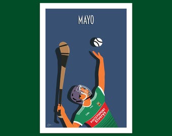 Mayo Hurler - plakat hurlingowy