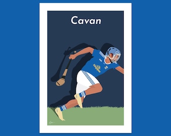Cavan Hurler - plakat hurlingowy