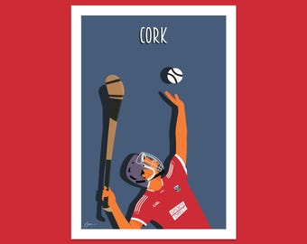 Cork Hurler - Hurling Poster
