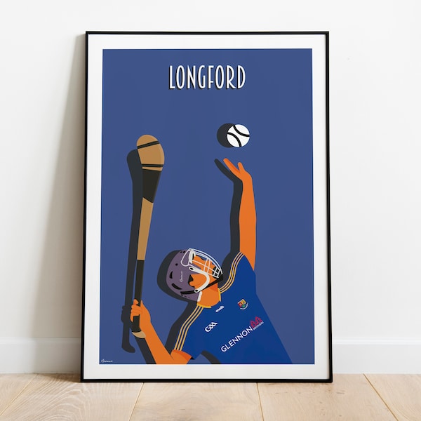 Longford Hurler - Hurling Poster