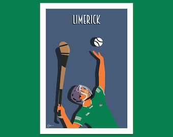 Limerick Hurler - plakat hurlingowy