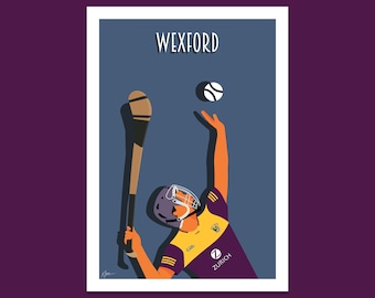 Wexford Hurler - Hurling Poster