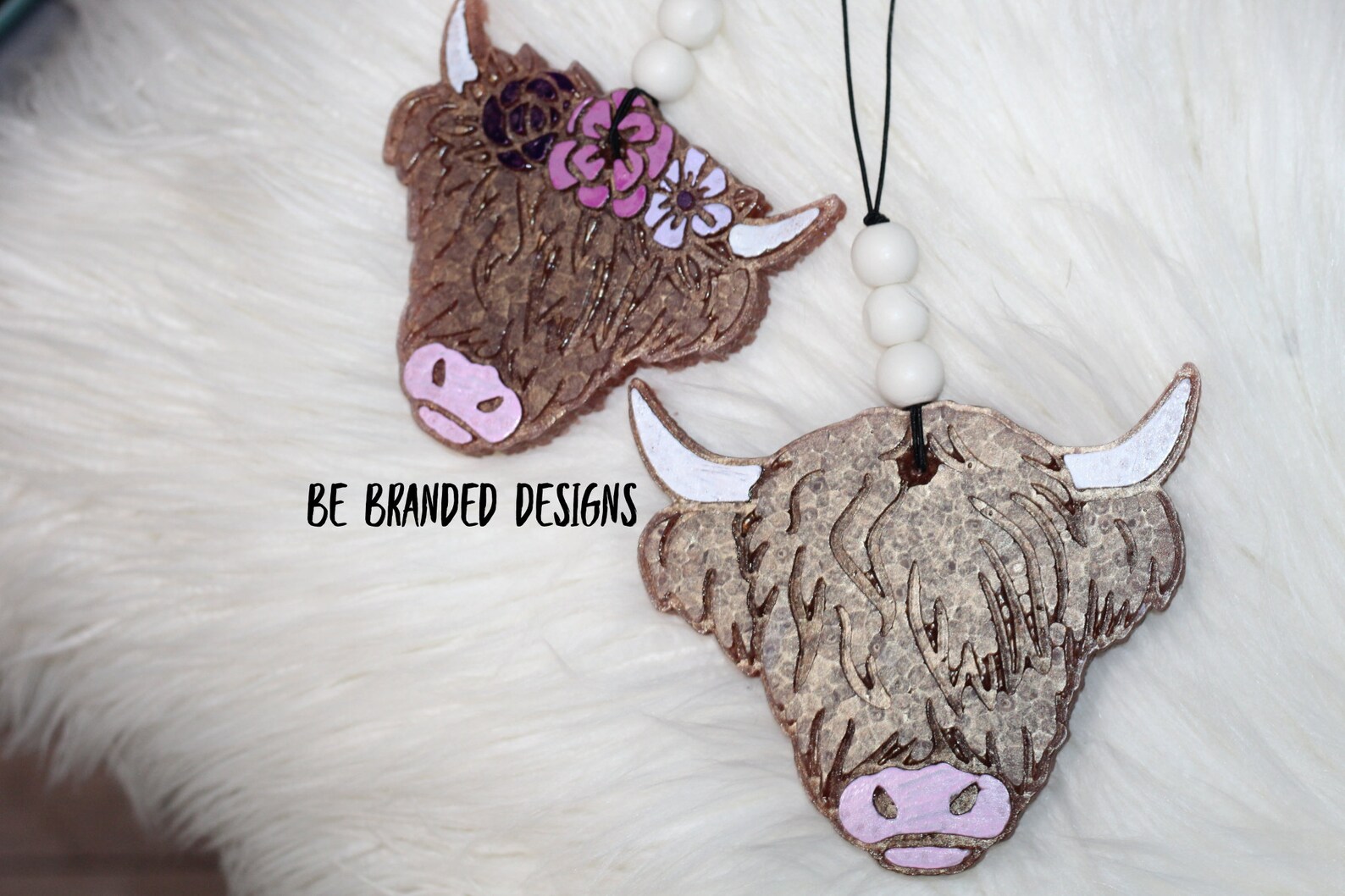 Highland Cow Car Freshener Cow Car Freshie Air Freshener Etsy