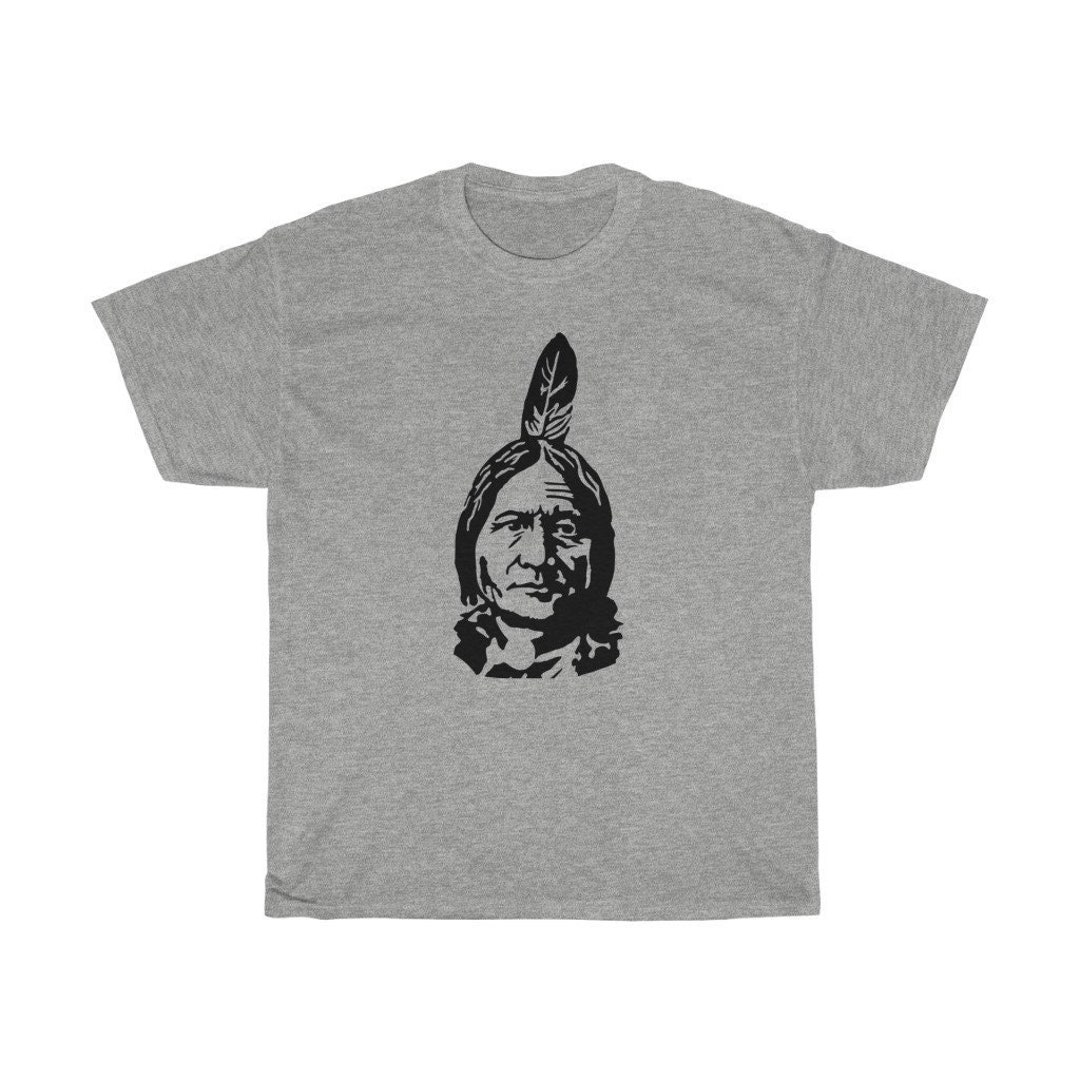Sitting Bull Shirt War Chief Tshirt Lakota Hunkpapa Tribe - Etsy