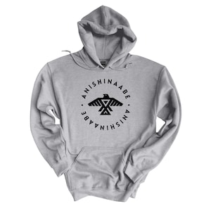Anishinaabe Hoodie | Indigenous Owned Shop In Canada | Anishinaabe Thunderbird Unisex Hoodie
