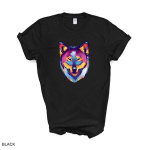 Wolf Shirt | Symbolic Animal Tshirt | Wolves Animal Lover Nature | Indigenous Owned Canada First Nations Art Unisex Tee | Best Sellers 2022