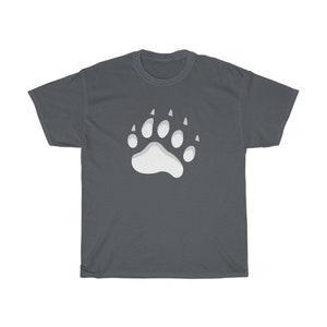 Bear Paw Shirt | Bear Paw Print Tshirt | Grizzly Bear Symbolic Animal T-Shirt | Indigenous Art Native Owned