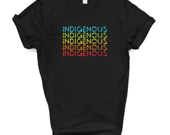 Indigenous Shirt | Indigenous Awareness Tshirt | Indigenous Owned | Indigenous Canada First Nations & Metis | Native Pride Tshirt
