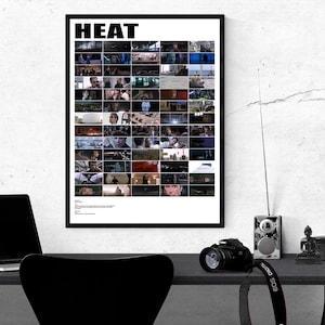 A3 Heat Scene Movie Poster, movie posters, vintage movie poster, posters, classic movie posters