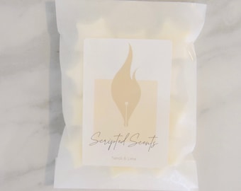 Cera de soja derretida con aceite esencial de neroli y lima