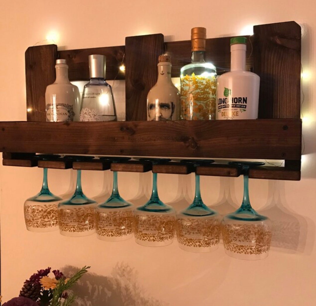Handcrafted, Fully Assembled Whiskey Rack Made From Locally Sourced ...