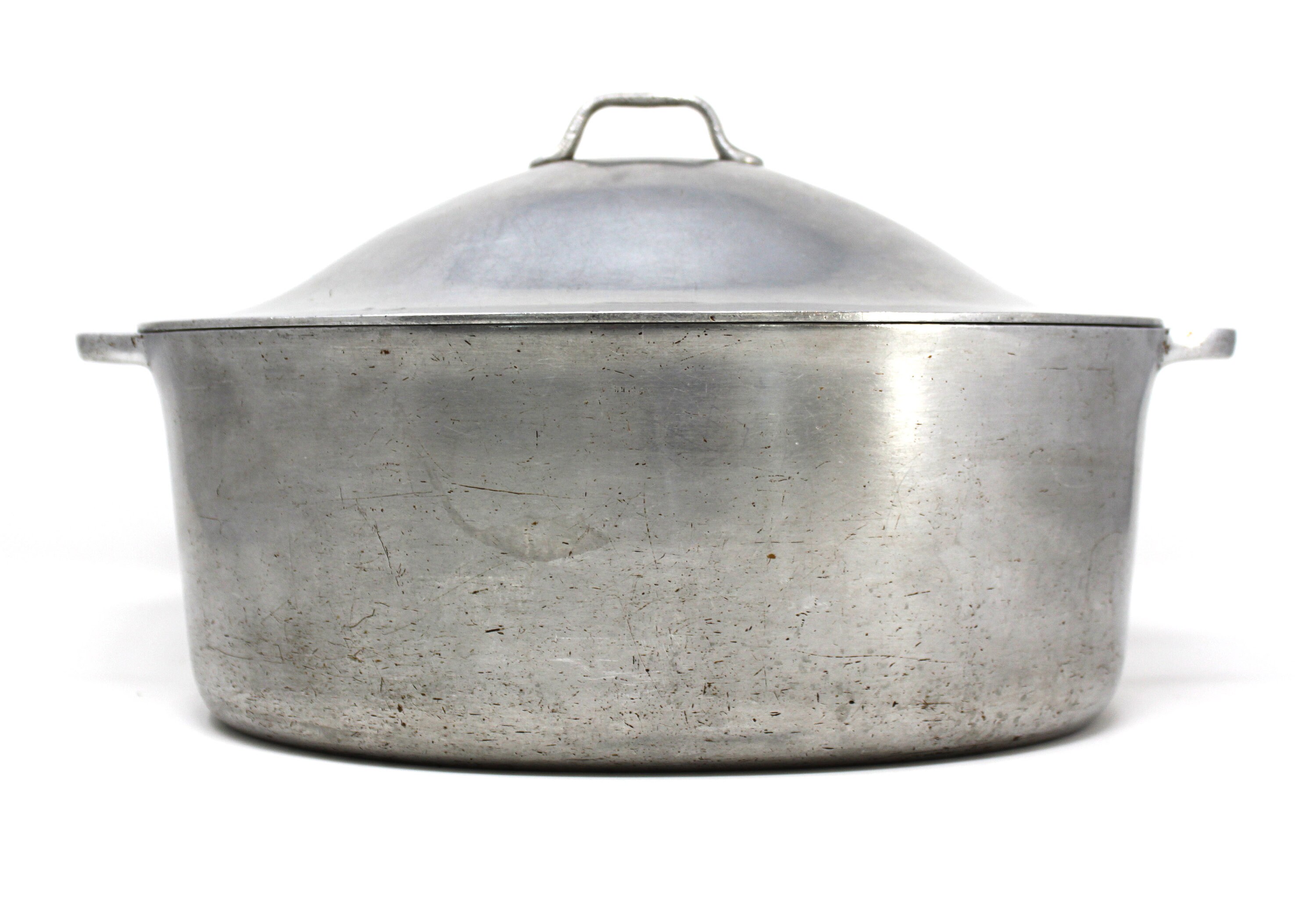 Vintage Cast Aluminum Perfection Cook-Ware Oval Roaster w/ Lid