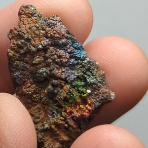 Iridescent Rainbow Turgite - Graves Mountain, GA - 0.4 oz