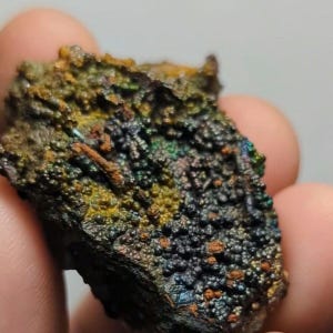 Iridescent Rainbow Turgite - Graves Mountain, GA - 1.1 oz