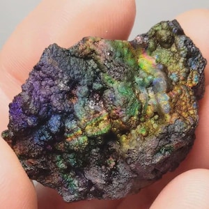 Iridescent Rainbow Turgite - Graves Mountain, GA - 1 oz