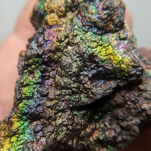 Iridescent Rainbow Turgite - Graves Mountain, GA - 3.4 oz
