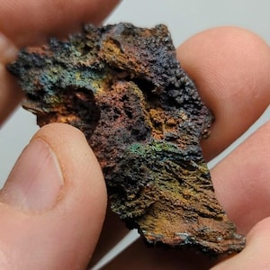 Iridescent Rainbow Turgite - Graves Mountain, GA - 0.4 oz