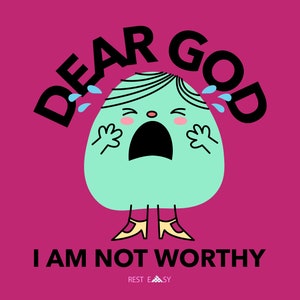 Dear God I Am Not Worthy Women&#39;s T-shirt