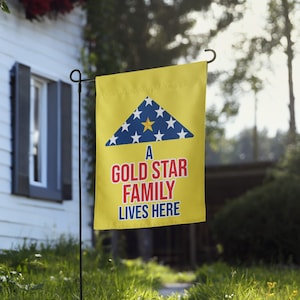 Gold Star Family Garden Flag (Stand/Holder Not Included)