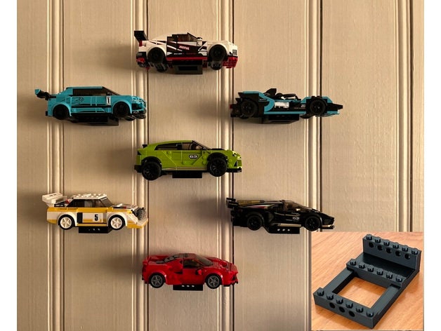 Lego Speed Champions Wall Mount X1 Etsy Ireland