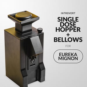 Eureka Mignon Single Dose Hopper + Bellows Solution For Zero Retention
