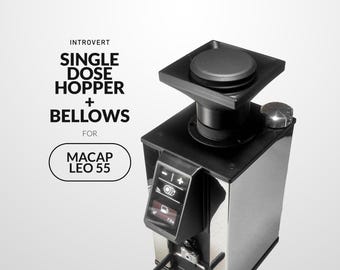 Single Dose Hopper For Macap Leo 55 & Optional Bellows Combo