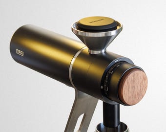 Zerno Z1 & Z2 Wide Steel Hopper + Optional Silicone Bellows and Steel Cap Combo