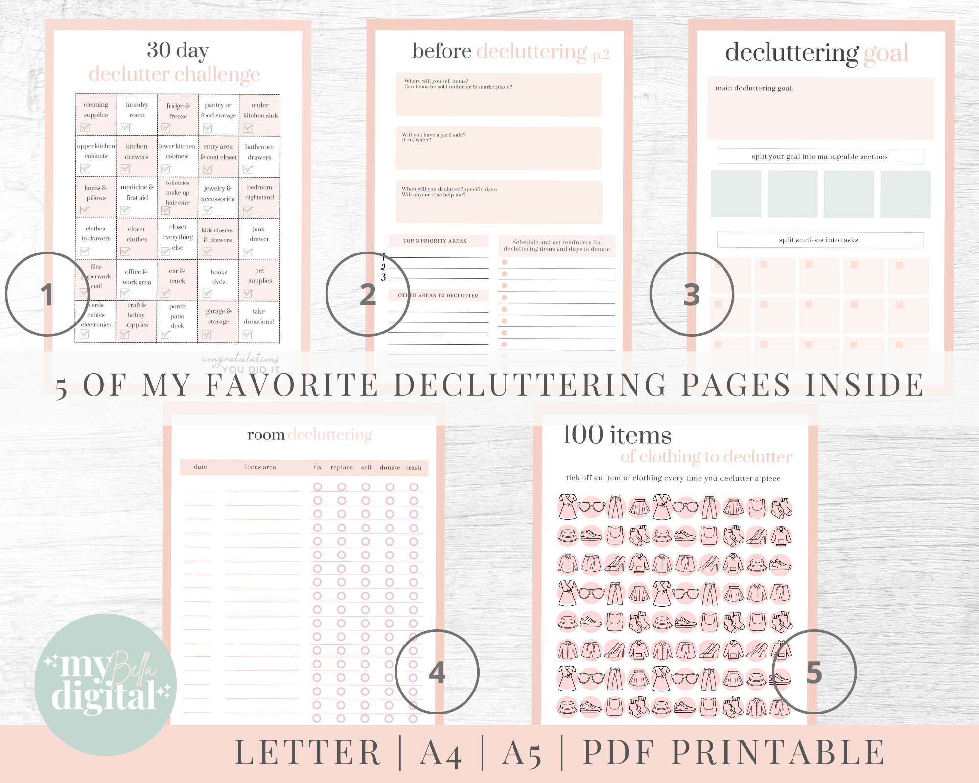 Wood Shop Declutter Checklist.pdf Declutter Planner, Declutter Checklist, Cleaning Schedule, Cleaning ...