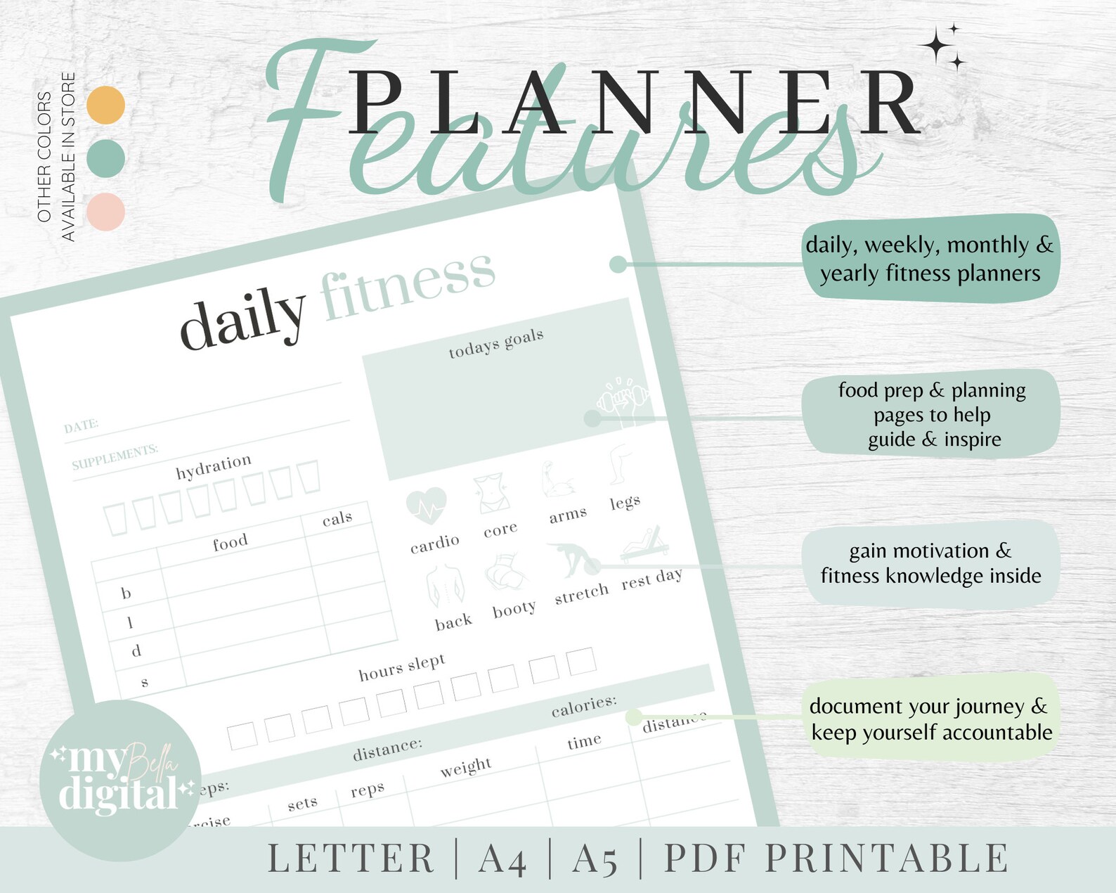 Weight Loss Journal, Weight Loss Tracker, Fitness Planner, Weight Loss
