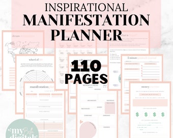 Diario delle manifestazioni, diario della gratitudine, diario del benessere, legge di attrazione, controllo delle manifestazioni, manifestazione del denaro, diario dei sogni PDF