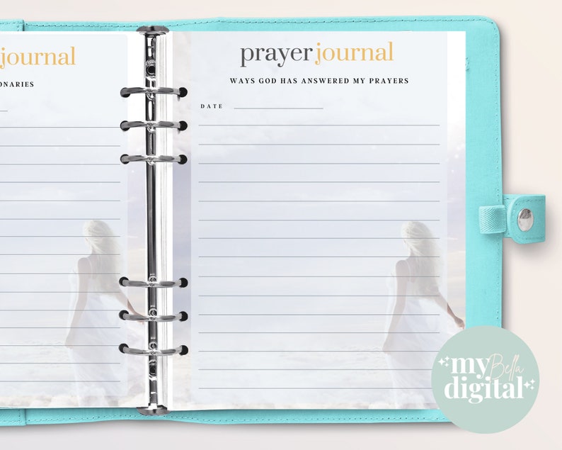 Prayer Journal Bible Study Gratitude Journal God Digital - Etsy
