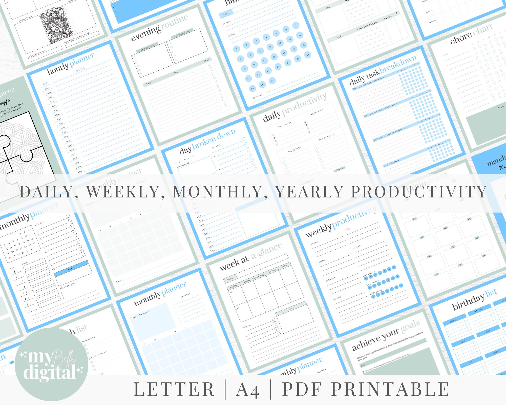 ADHD Planner Adhd Planner Printable Adhd Daily Planner Adhd - Etsy