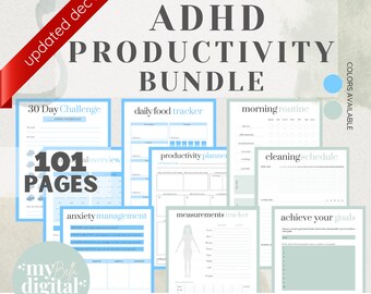 ADHD Planner, adhd planner afdrukbaar, adhd dagelijkse planner, adhd planner volwassene, adhd digitale planner, adhd to do lijst, gewoonte tracker, PDF