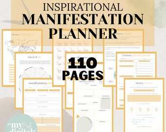 Diario delle manifestazioni, diario della gratitudine, diario del benessere, legge di attrazione, controllo delle manifestazioni, manifestazione del denaro, diario dei sogni PDF