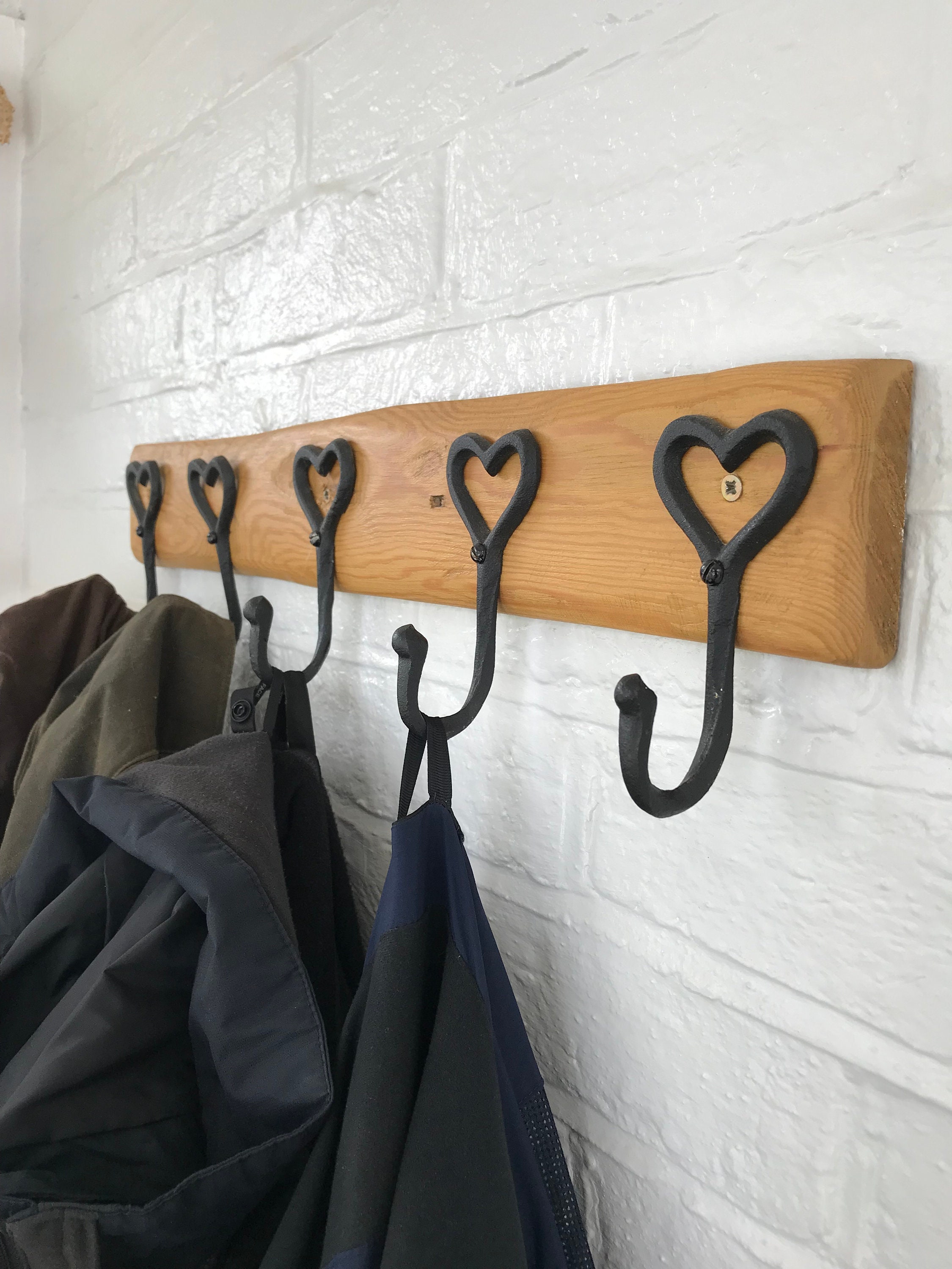 Vintage handmade Coat /Rack Hanger Reclaimed Choose your Etsy.de