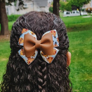 Ringraziamento/ Fiocco per capelli di tacchino