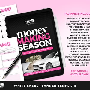 White Label Planner, PLR Planner Template, DIY Business Planner, Business Planner Template