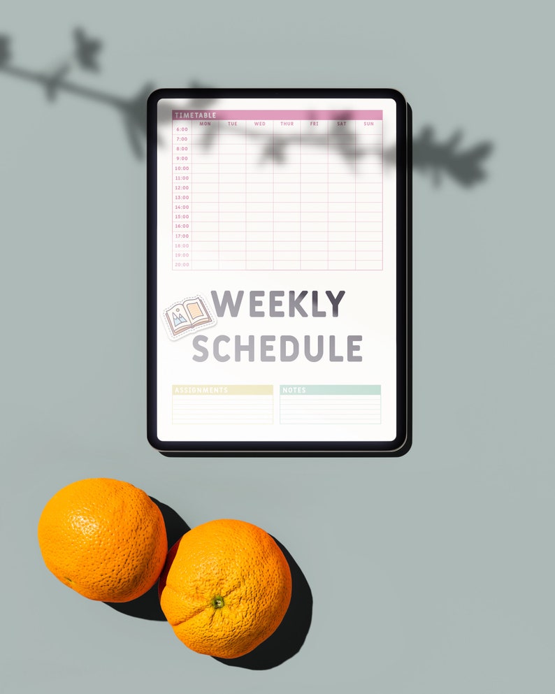 2023 Kawaii Digital Planner Templates for Printing and for Etsy