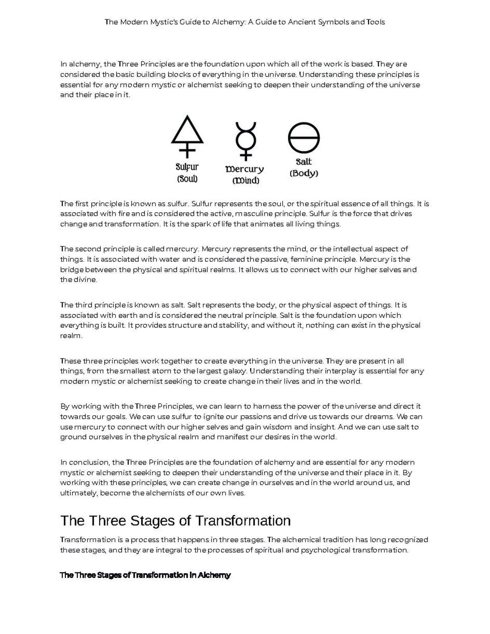 Alchemy Guide Book the Modern Mystic's Guide to Alchemy Etsy