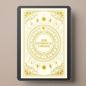 Astrology & Moon Planner 2025 - CET Timezone - Digital Download