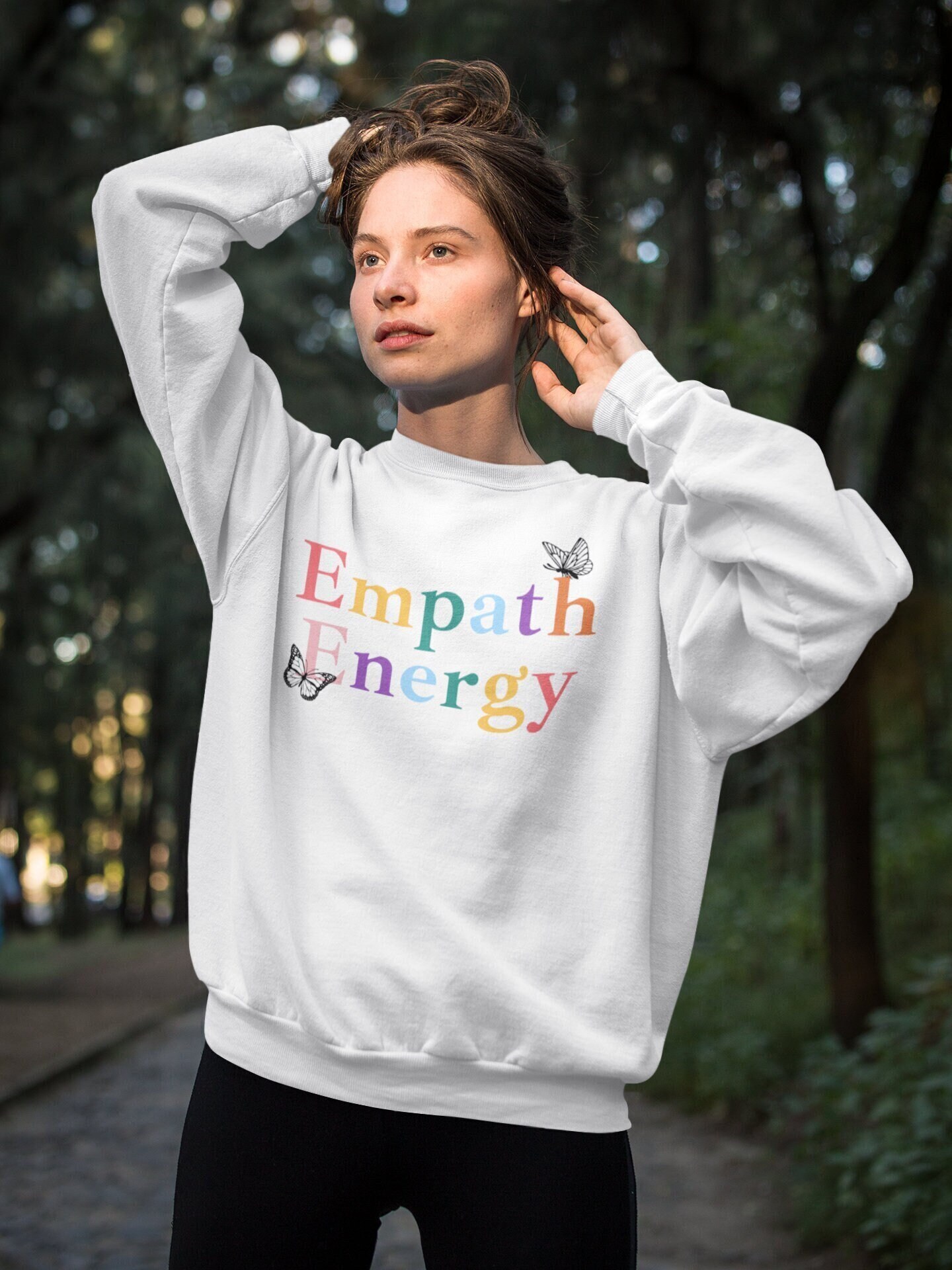 Empathy Sweatshirt Butterfly Sweatshirt Trendy Crewneck Indie - Etsy